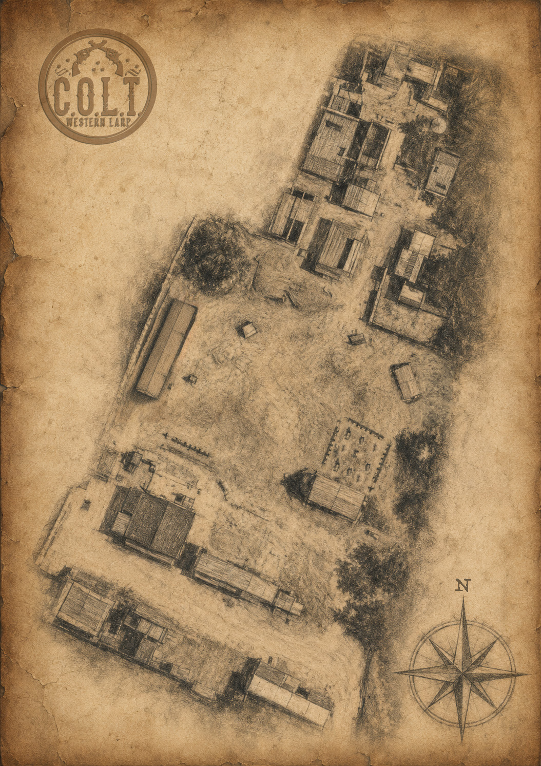 Mappa di Lone Town